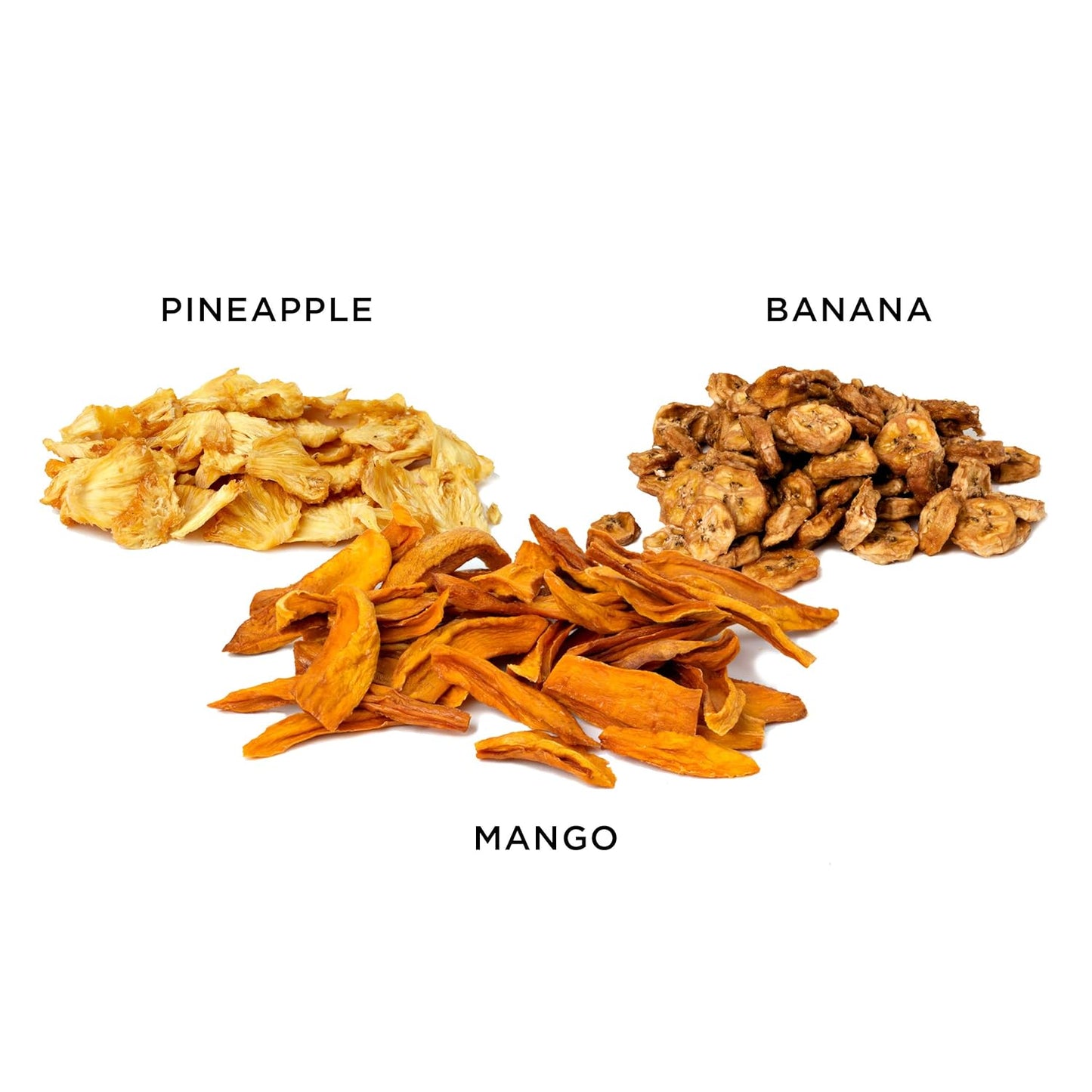 Mavuno Harvest Organic Dried Fruit Pack | Mango, Pineapple, Banana | 2oz, Pack of 3